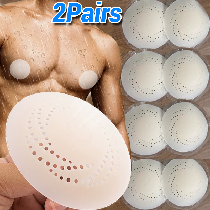 Silicone Bra Adhesive - แผ่นปิดจุกนมซิลิโคนแบบใส แผ่นปิดหน้าอก ป้องกันการมองเห็น บางเฉียบ ระบายอากาศได้ดี ติดแน่น