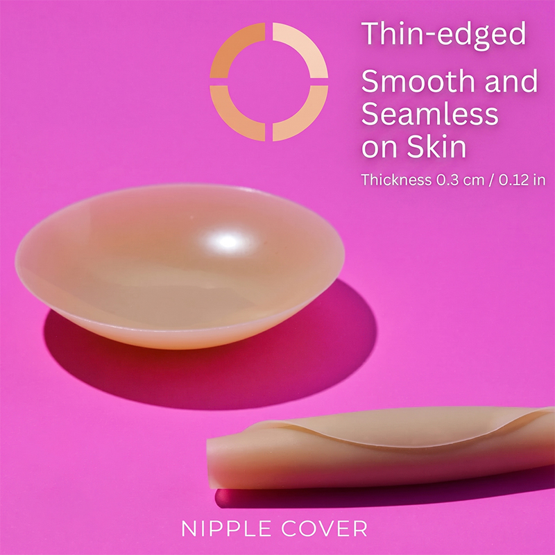 แผ่นปิดจุกนมแบบมีกาวในตัวแบบมอ - Nipple Cover Pasties บทวิจารณ์และราคา