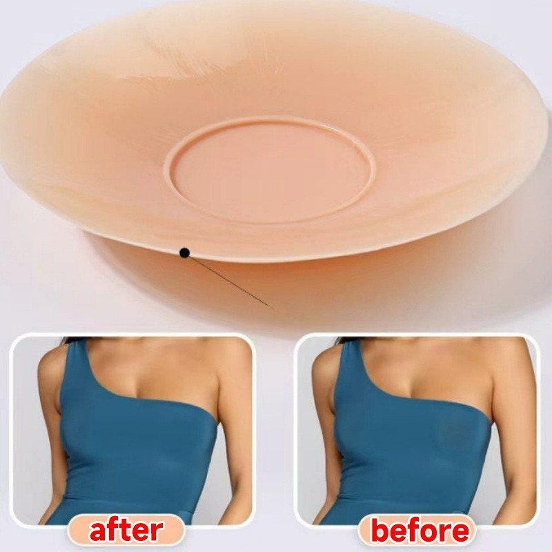 แผ่นปิดจุกนมซิลิโคนแบบใสสำหรับ - Nipple Cover Pasties บทวิจารณ์และราคา
