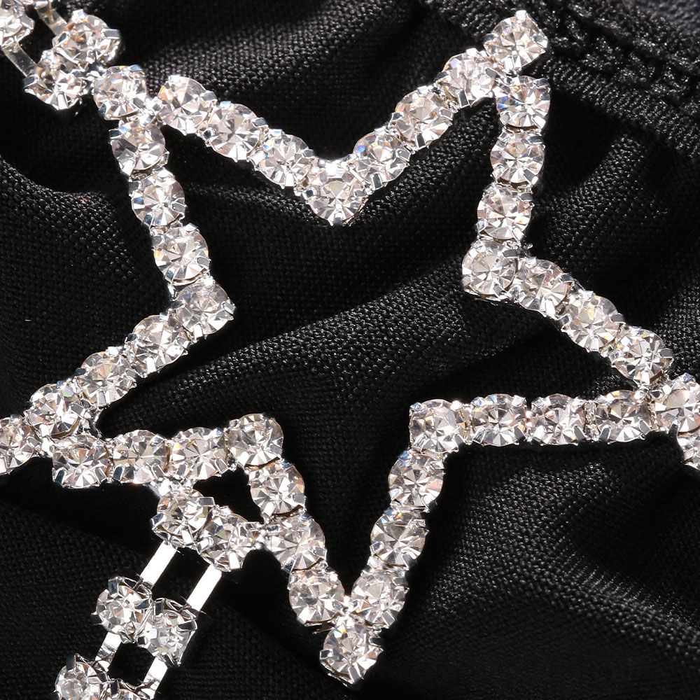 กางเกงชั้นในสายคาดเอวลายดาวคริ - Thong Bikini Women บทวิจารณ์และราคา