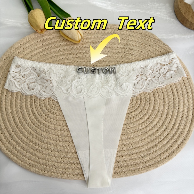 CUSTOM CUSTOM Thong ชื่อคริสตั - Thong Bikini Women บทวิจารณ์และราคา