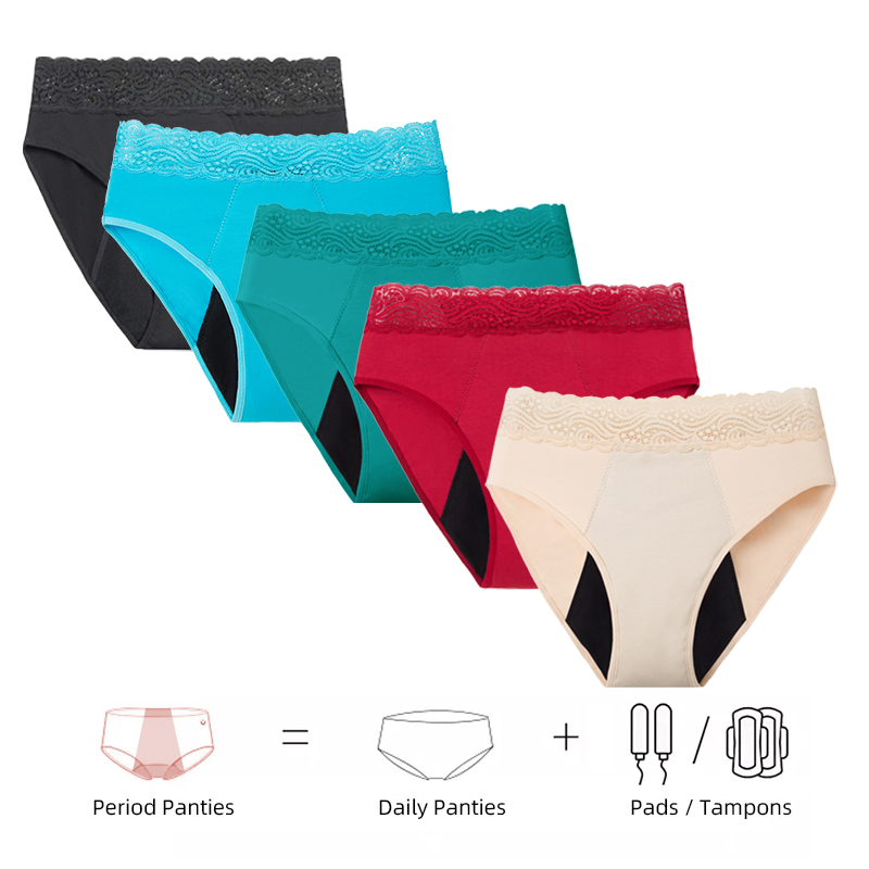 กางเกงในสำหรับประจำเดือนและหลั - Period Panty Absorbent บทวิจารณ์และราคา